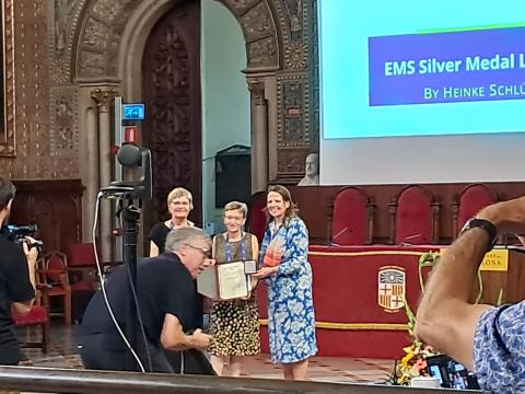 Lliurament de la Medalla de Plata de l'EMS a Sue Grimmond